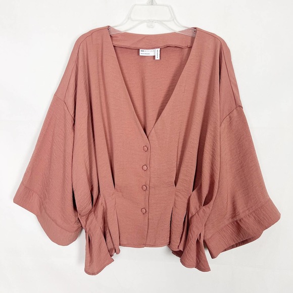 ASOS Mauve Button-Down Blouse - Picture 1 of 11